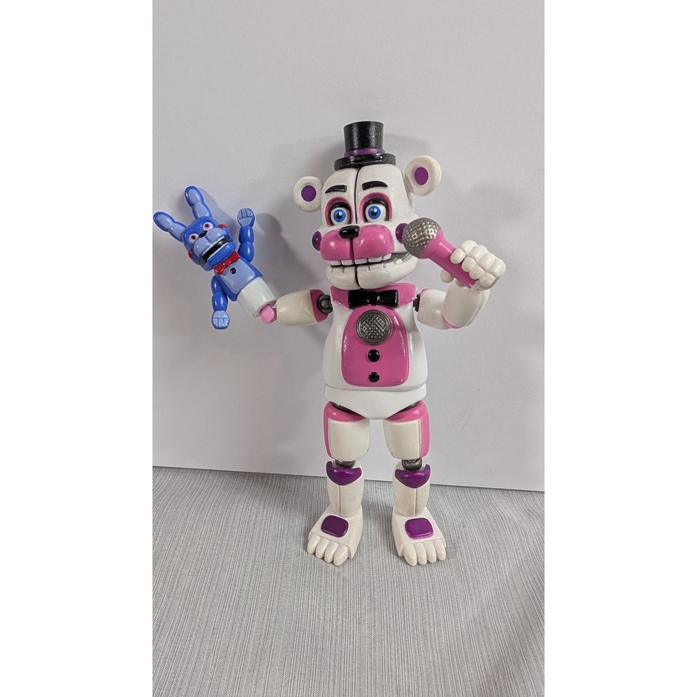 Funko Funtime Freddy Sister Location 6" White Pink Action Figure FNAF Toy